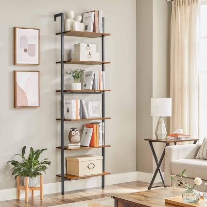 Bibliothèque NAVARO marron/noir