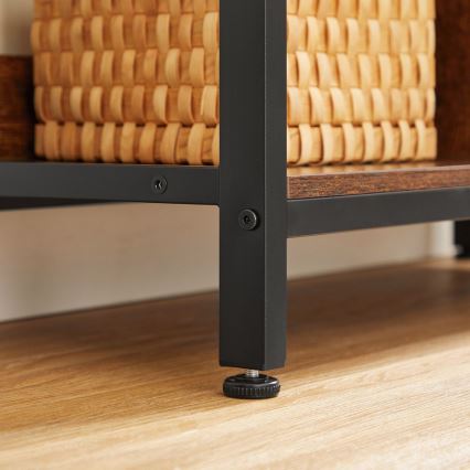 Bibliothèque NAVARO marron/noir