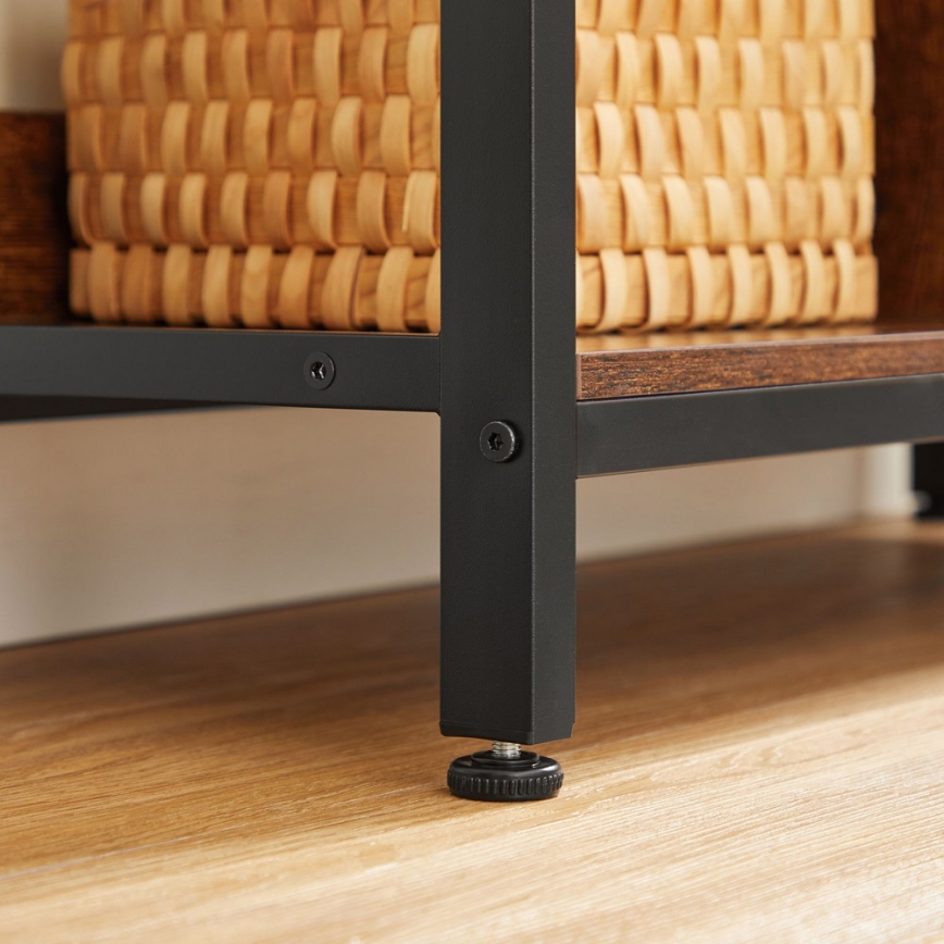 Bibliothèque NAVARO marron/noir