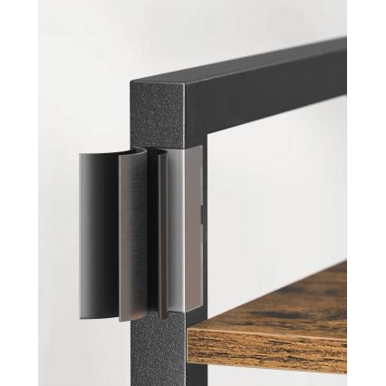 Bibliothèque NAVARO marron/noir