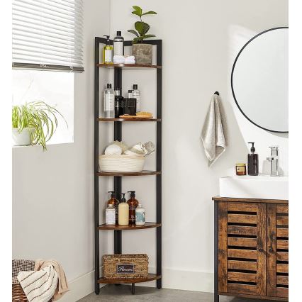 Bibliothèque NAVARO marron/noir