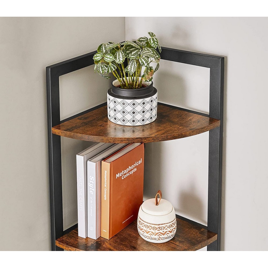 Bibliothèque NAVARO marron/noir