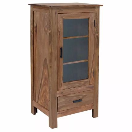 Bibliothèque RAMI 60x120x45 cm en bois massif de palissandre