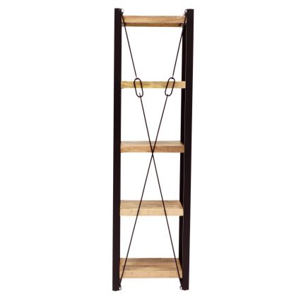 Bibliothèque RETRO 200x60 cm bois massif/manguier