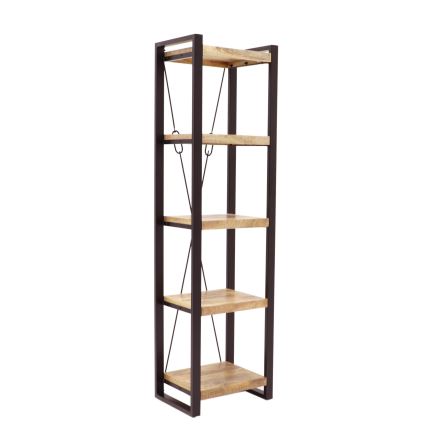 Bibliothèque RETRO 200x60 cm bois massif/manguier