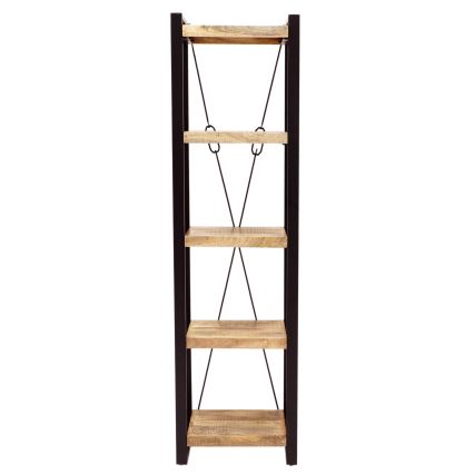 Bibliothèque RETRO 200x60 cm bois massif/manguier