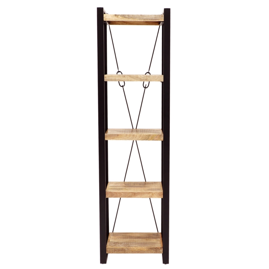 Bibliothèque RETRO 200x60 cm bois massif/manguier