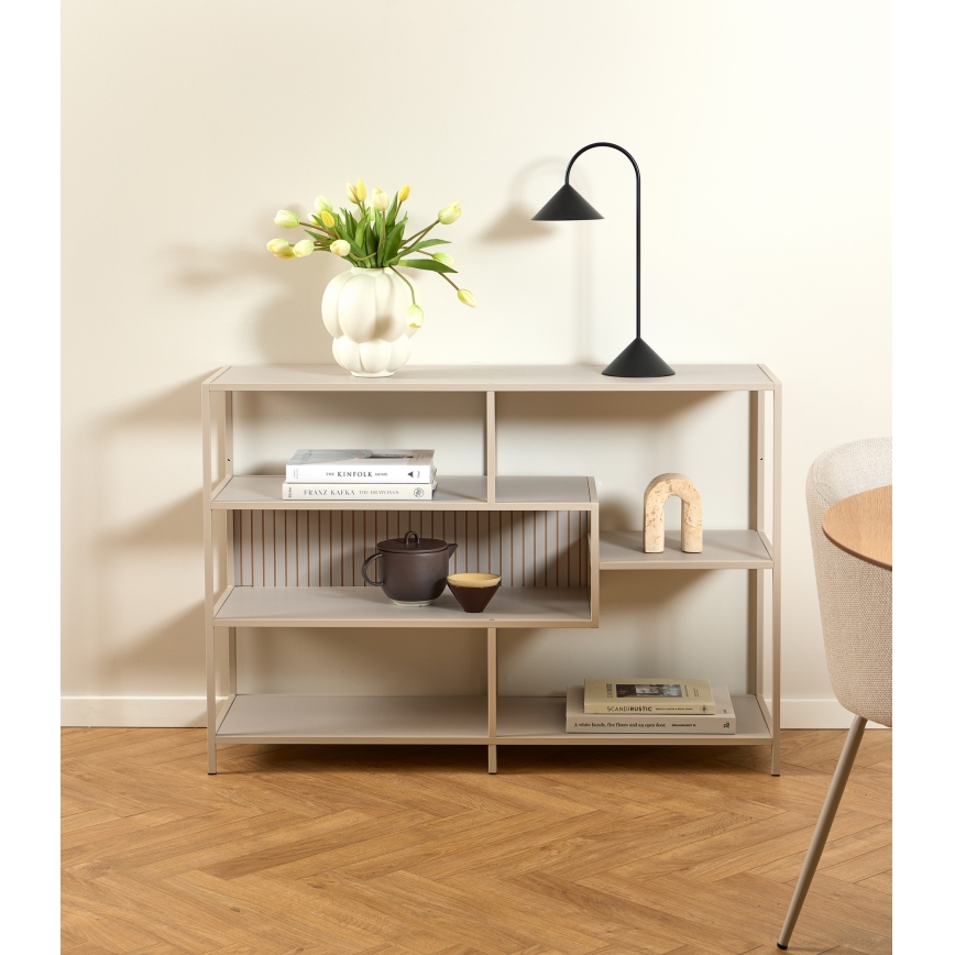 Bibliothèque SARON 114x78 cm grise