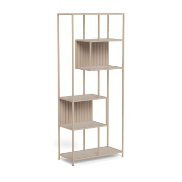 Bibliothèque SARON 77 x 185 cm grise