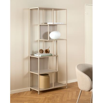 Bibliothèque SARON 77 x 185 cm grise