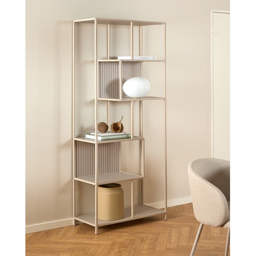 Bibliothèque SARON 77 x 185 cm grise