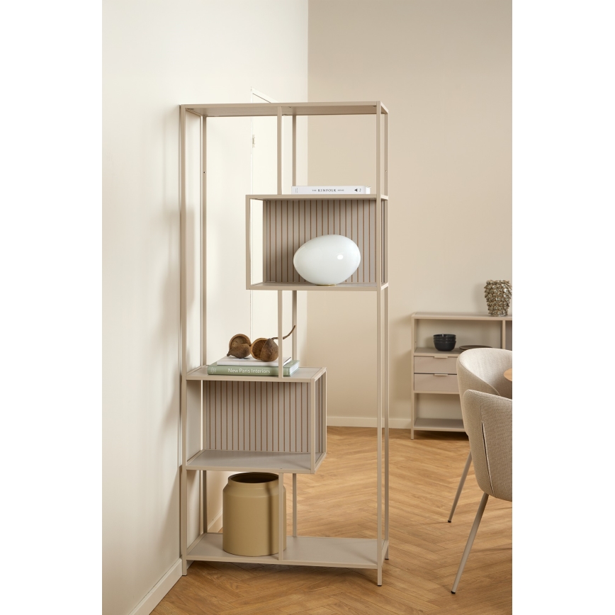 Bibliothèque SARON 77 x 185 cm grise