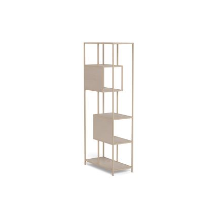 Bibliothèque SARON 77 x 185 cm grise