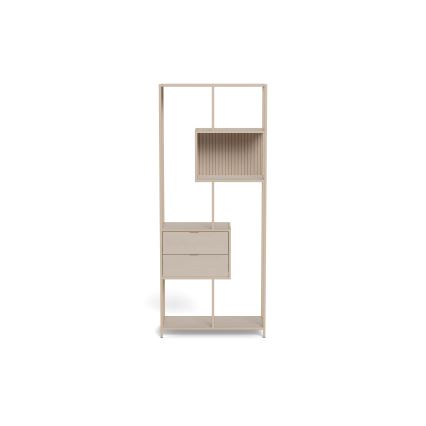 Bibliothèque SARON 77 x 185 cm grise