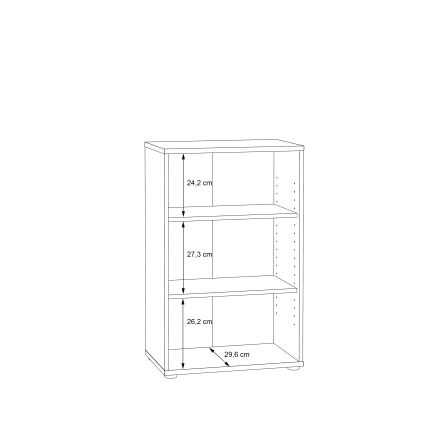 Bibliothèque URAN chêne artisanal