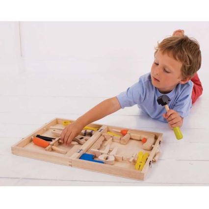 Bigjigs Toys - Coffret en bois avec outils