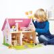 Bigjigs Toys - Maison de poupée en bois transportable