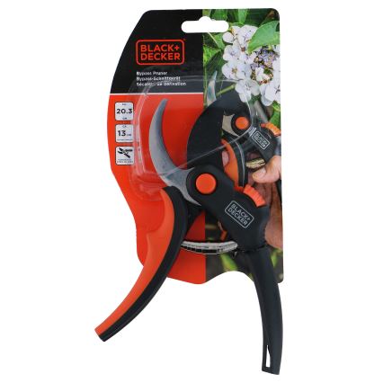 BLACK+DECKER - Sécateur de jardin 200 mm