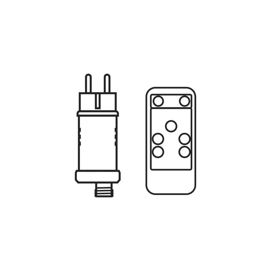 Bloc d'alimentation pour éclairage de guirlandes de Noël raccordable 80 V IP44
