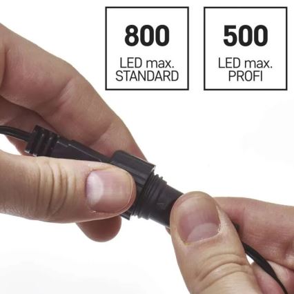 Bloc d'alimentation pour guirlandes de Noël connectables 230 V IP44