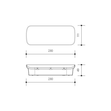Bloc de secours VIRGO EVO LED/1W/230V 6000K IP65