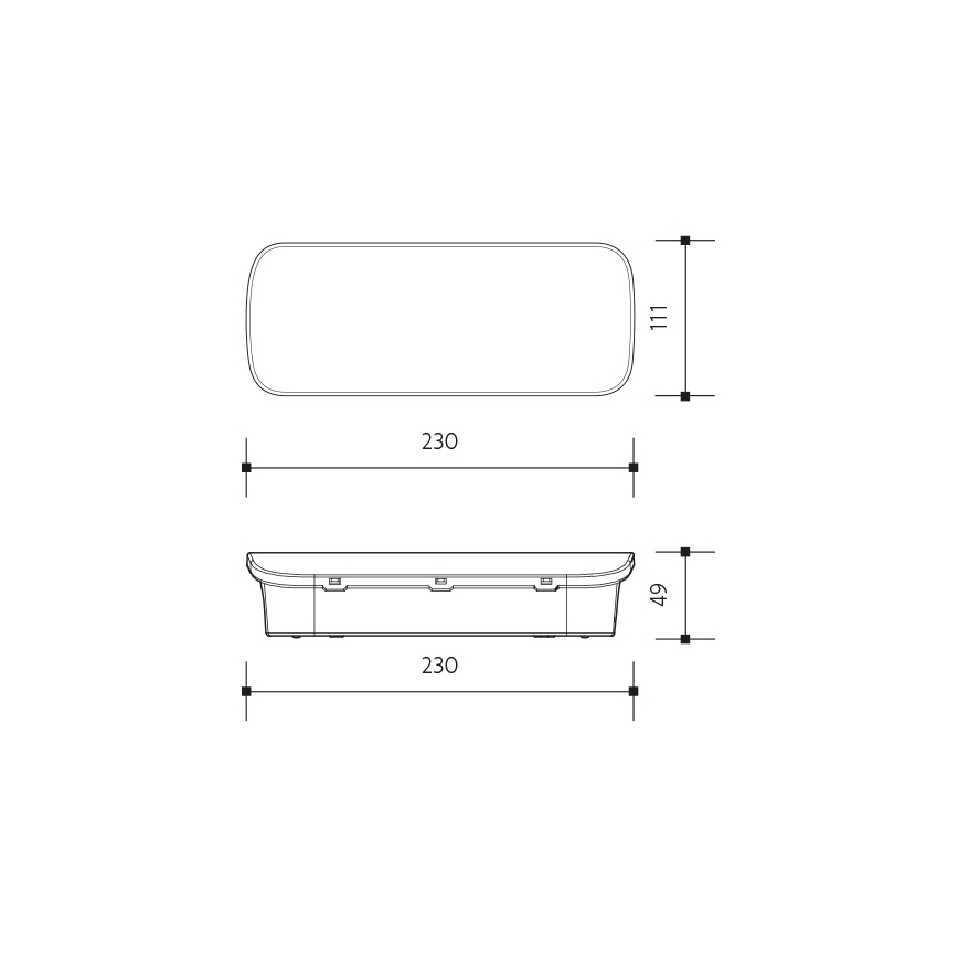 Bloc de secours VIRGO EVO LED/1W/230V 6000K IP65