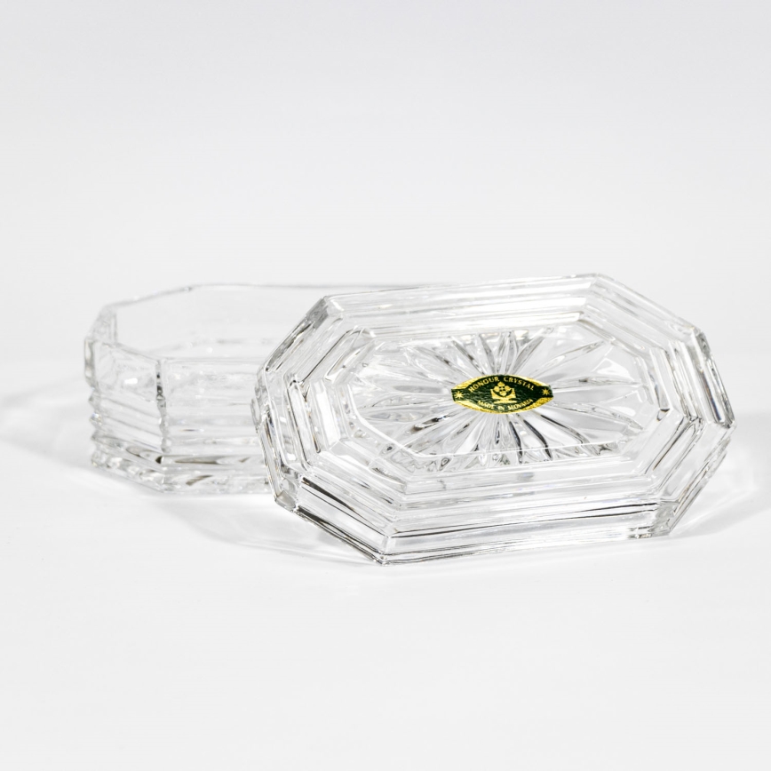 Bocal en verre avec couvercle transparent