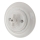 Bohemia-Design - Interrupteur rotatif rétro en porcelaine avec cadre n° 5, blanc