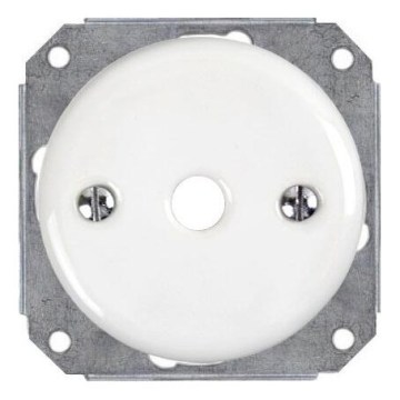 Bohemia-Design - Passe-câble rétro en céramique, blanc