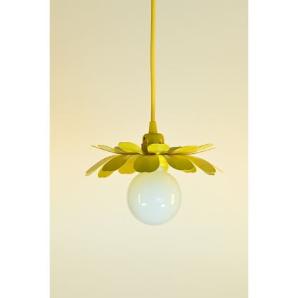 Bohemia-Design - Suspension à câble 1xE27/60W/230V, jaune