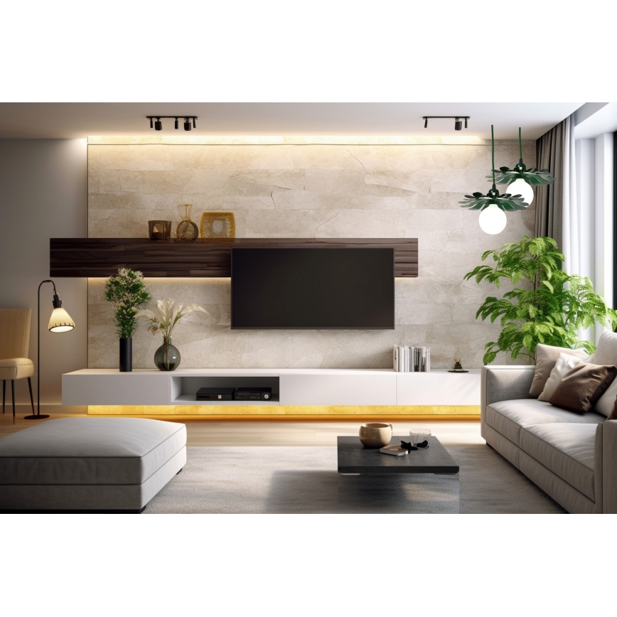 Bohemia-Design - Suspension à câble 1xE27/60W/230V verte