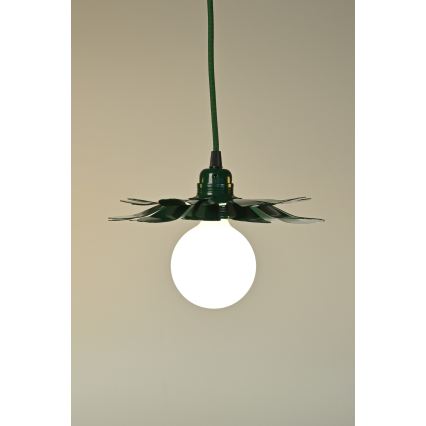 Bohemia-Design - Suspension à câble 1xE27/60W/230V verte