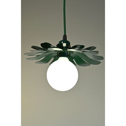Bohemia-Design - Suspension à câble 1xE27/60W/230V verte
