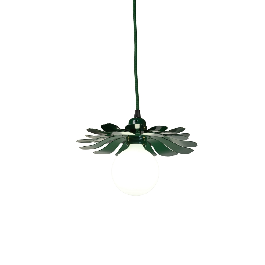 Bohemia-Design - Suspension à câble 1xE27/60W/230V verte