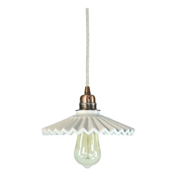 Bohemia-Design - Suspension en porcelaine sur câble 1xE27/60W/230V