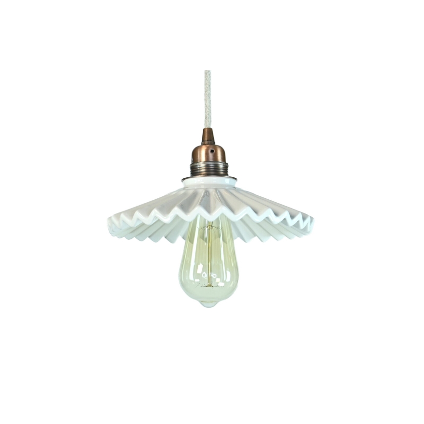Bohemia-Design - Suspension en porcelaine sur câble 1xE27/60W/230V