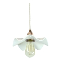 Bohemia-Design - Suspension en porcelaine sur câble 1xE27/60W/230V