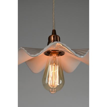 Bohemia-Design - Suspension en porcelaine sur câble 1xE27/60W/230V