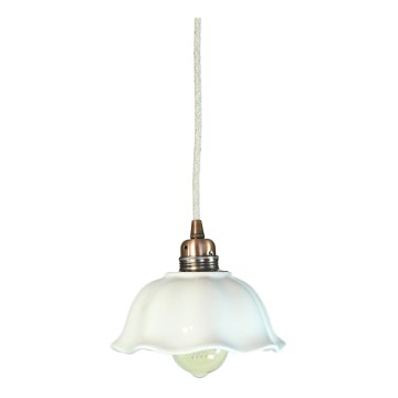 Bohemia-Design - Suspension en porcelaine sur câble 1xE27/60W/230V
