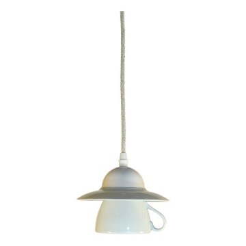 Bohemia-Design - Suspension en porcelaine sur câble 1xE27/60W/230V
