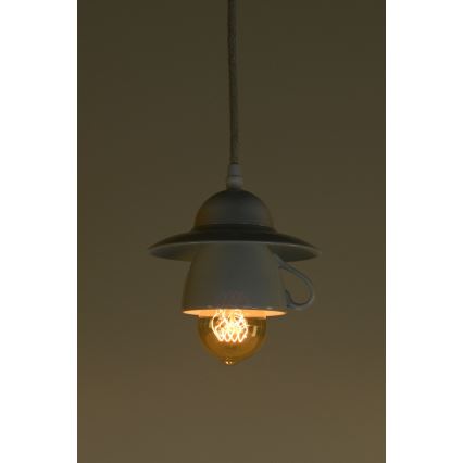 Bohemia-Design - Suspension en porcelaine sur câble 1xE27/60W/230V