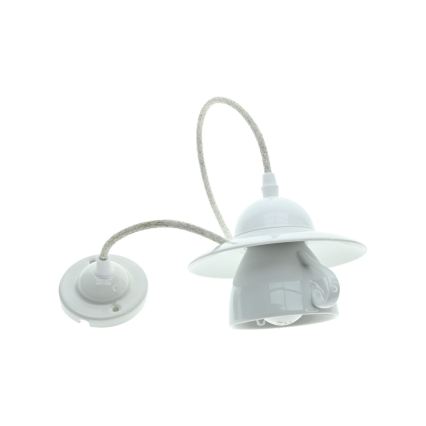 Bohemia-Design - Suspension en porcelaine sur câble 1xE27/60W/230V