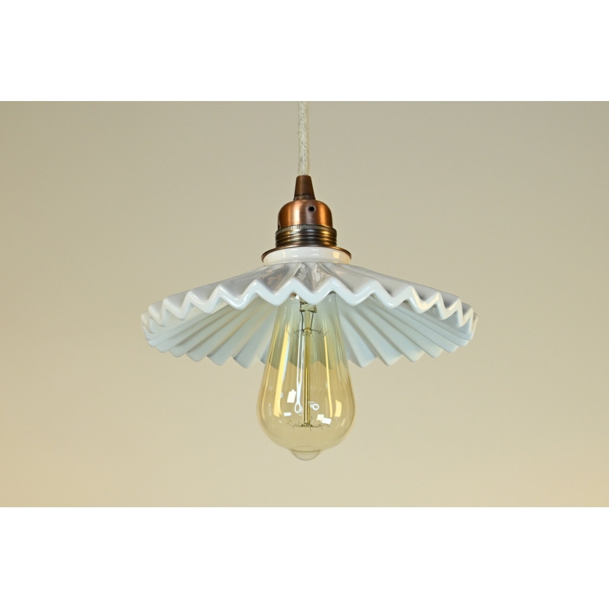Bohemia-Design - Suspension en porcelaine sur cordon 1xE27/60W/230V