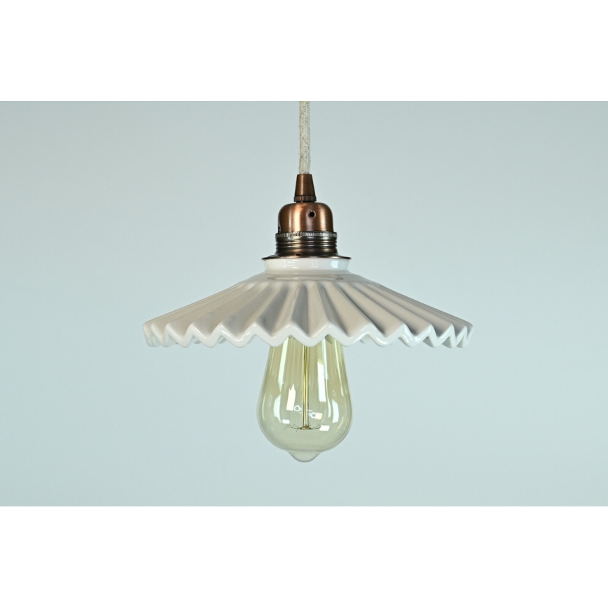 Bohemia-Design - Suspension en porcelaine sur cordon 1xE27/60W/230V