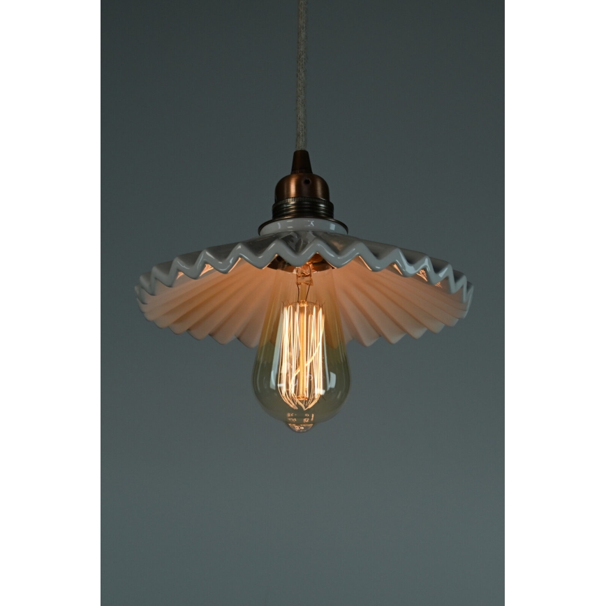 Bohemia-Design - Suspension en porcelaine sur cordon 1xE27/60W/230V