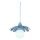 Bohemia-Design - Suspension sur câble 1xE27/60W/230V bleue