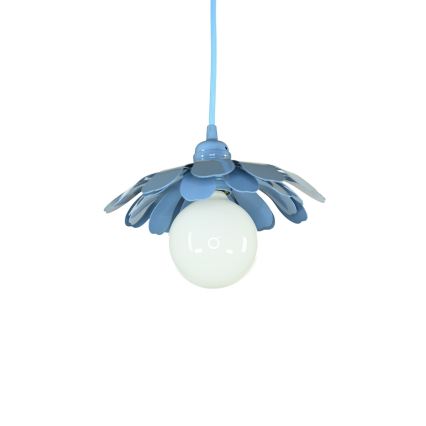 Bohemia-Design - Suspension sur câble 1xE27/60W/230V bleue