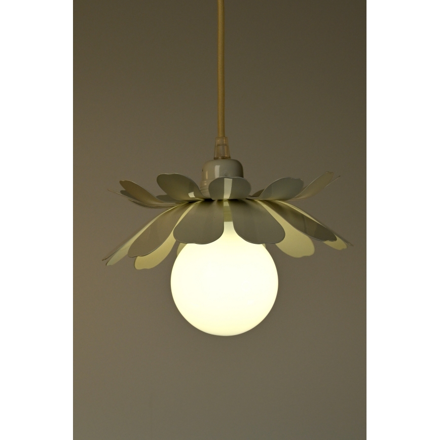 Bohemia-Design - Suspension sur câble 1xE27/60W/230V crème