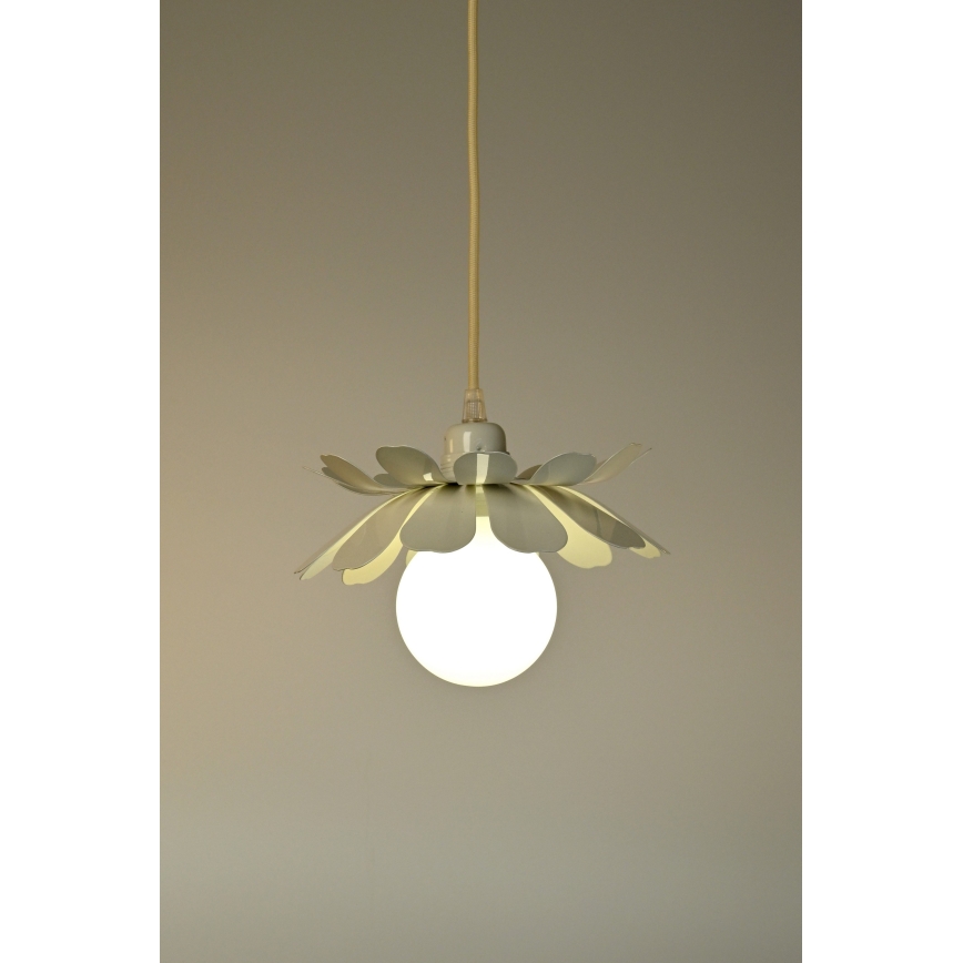 Bohemia-Design - Suspension sur câble 1xE27/60W/230V crème