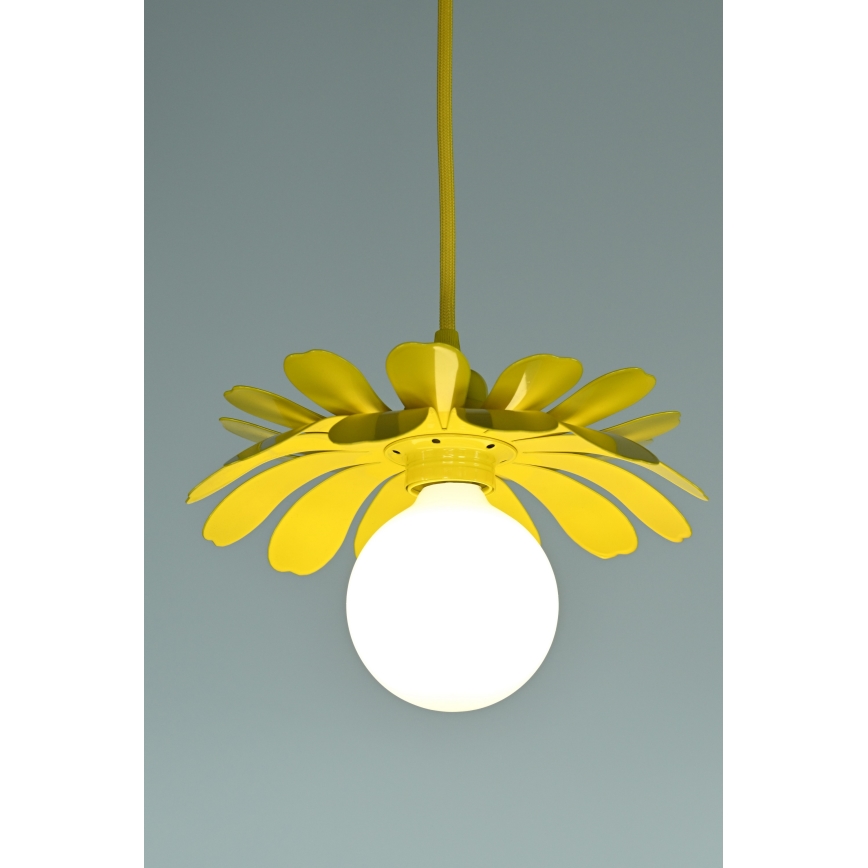 Bohemia-Design - Suspension sur câble 1xE27/60W/230V jaune